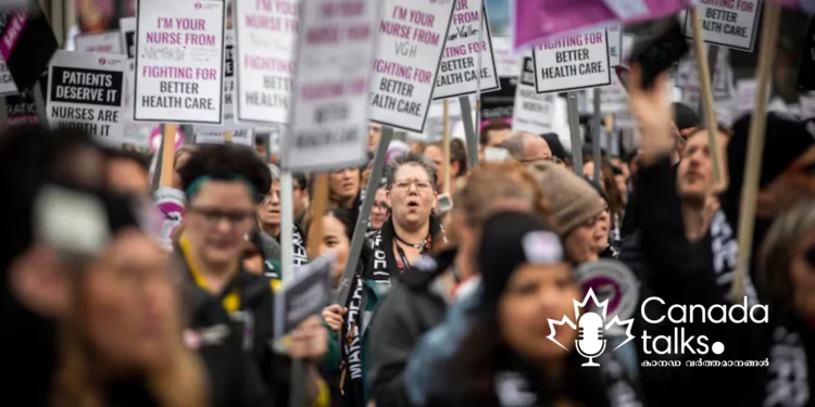 നഴ്സുമാർ അപകടത്തിൽ: വാൻകൂവറിൽ നഴ്സുമാരുടെ പ്രതിഷേധ റാലി! 1 നഴ്സുമാർ അപകടത്തിൽ: വാൻകൂവറിൽ നഴ്സുമാരുടെ പ്രതിഷേധ റാലി!