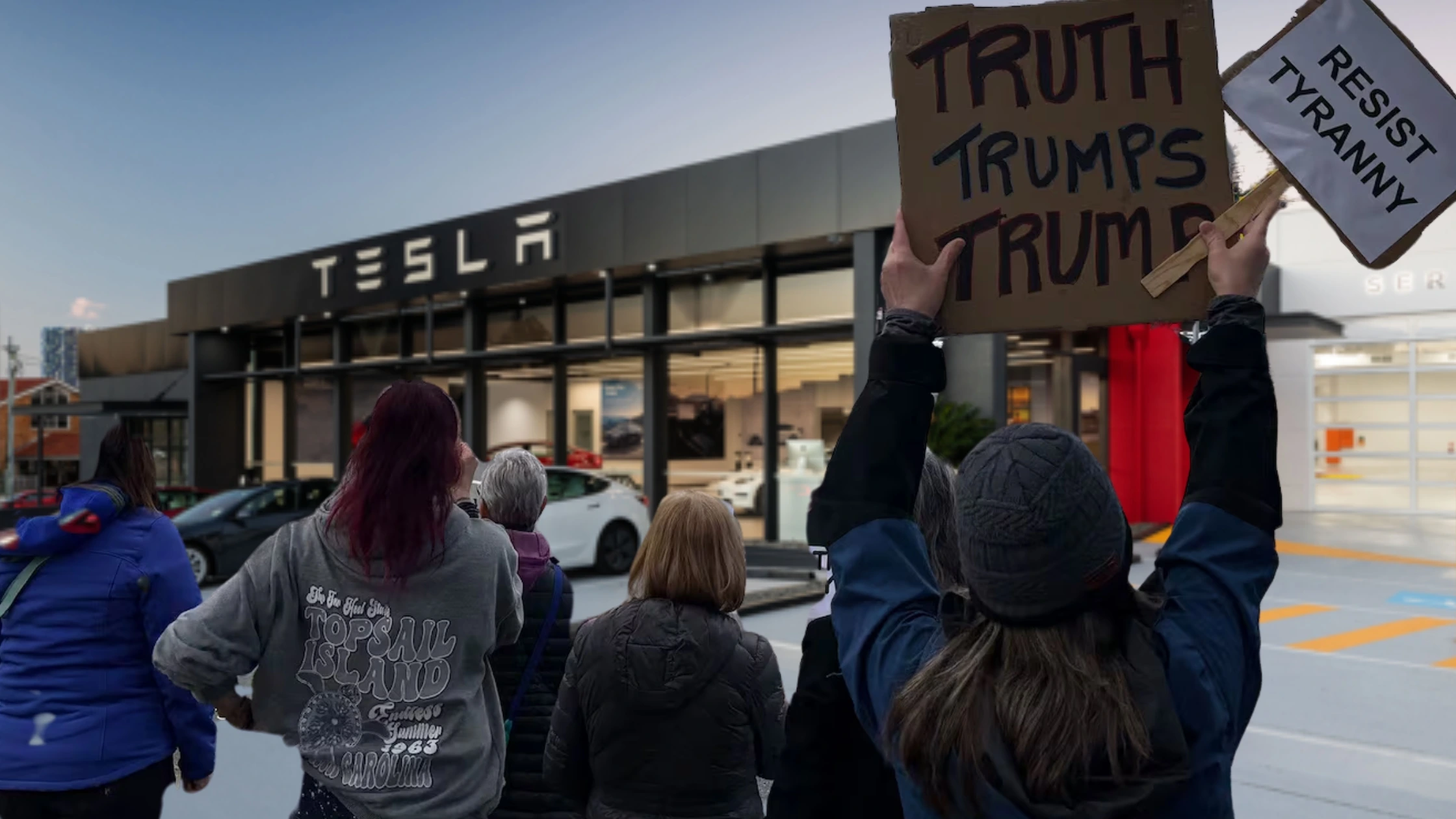 ടെസ്‌ലക്കെതിരെ പ്രതിഷേധം അഞ്ചാം ആഴ്ചയിലേക്ക്; മസ്‌കിന്റെ DOGE പങ്കാളിത്തം വിവാദത്തിൽ