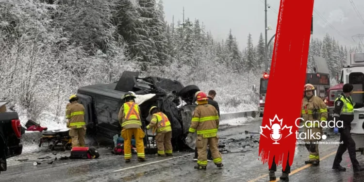 വിസ്‌ലർ സമീപം ഹൈവേ 99-ൽ ഗുരുതരമായ അപകടം