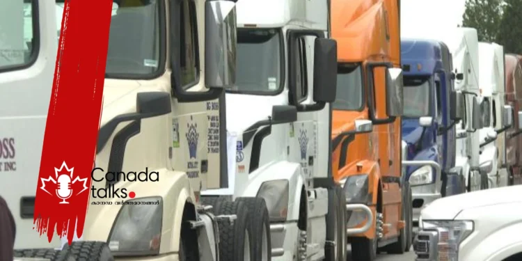 അമേരിക്കൻ ട്രക്കുകൾക്ക് ടോൾ: ബിസി സർക്കാർ പദ്ധതിക്കെതിരെ ട്രക്കിങ് അസോസിയേഷൻ