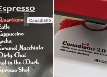 ‘അമേരിക്കാനോ’യിൽ നിന്ന് ‘കനേഡിയാനോ’യിലേക്ക്