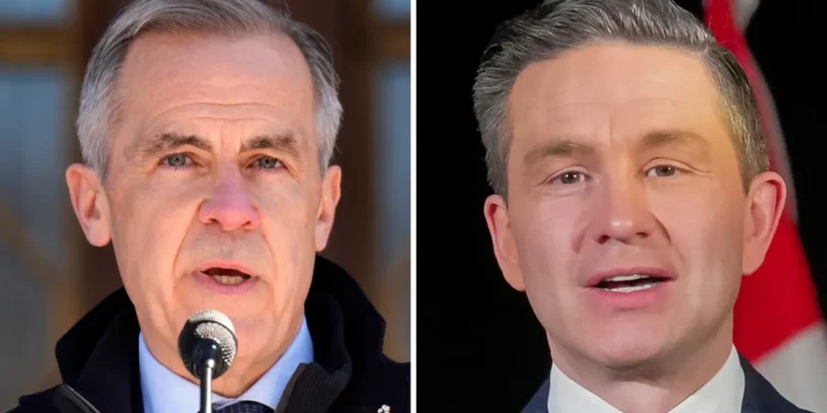 കാർണിയുടെ ലിബറൽ പാർട്ടി 8 പോയിന്റ് മുന്നിൽ