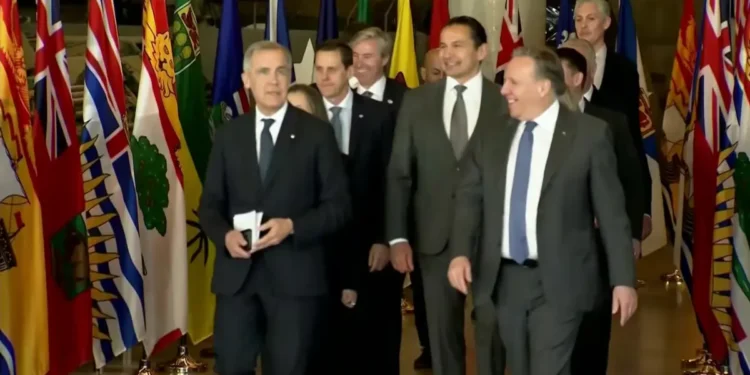 വ്യാപാര പ്രതിസന്ധി 1 carney and premiers