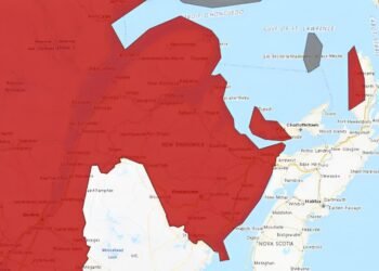 ന്യൂ ബ്രൺസ്‌വിക്കിൽ മഞ്ഞുമഴയ്ക്ക് സാധ്യത