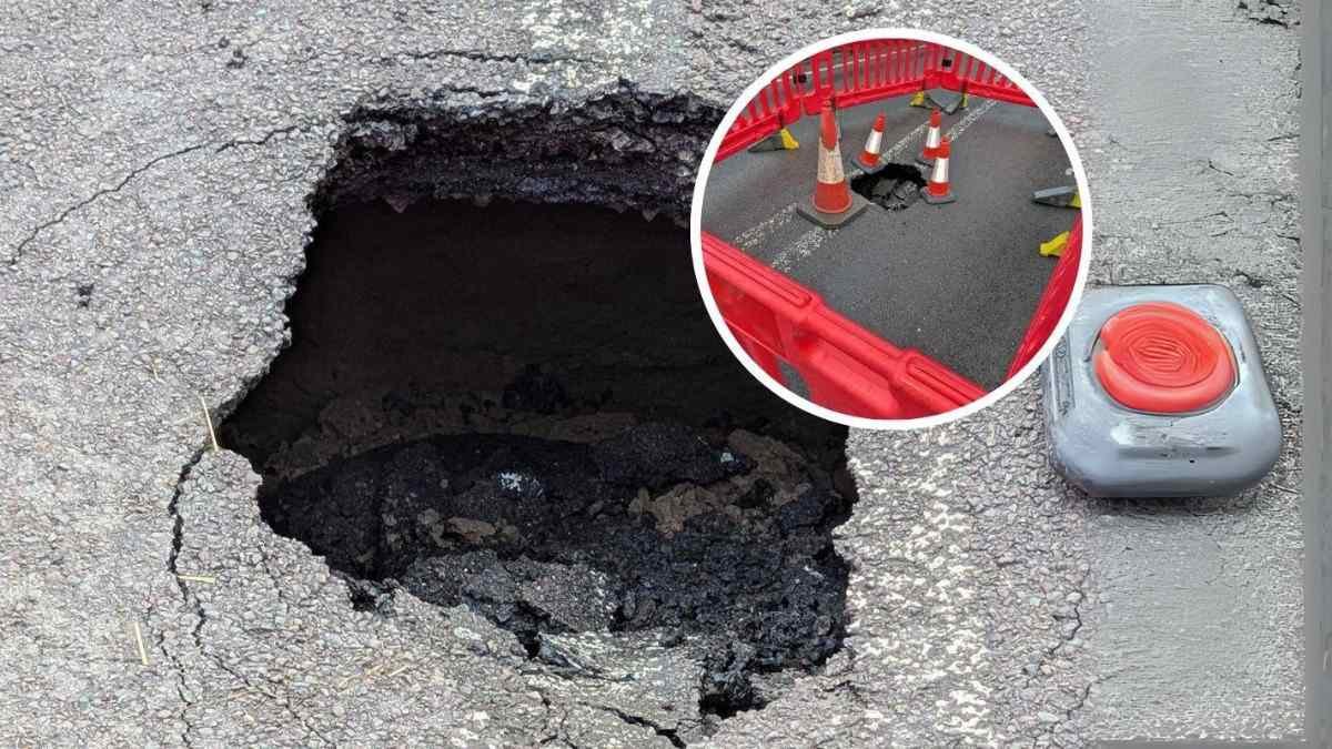 ഹൈവേ 1-ൽ സിങ്ക്ഹോൾ അറ്റകുറ്റപ്പണികൾ