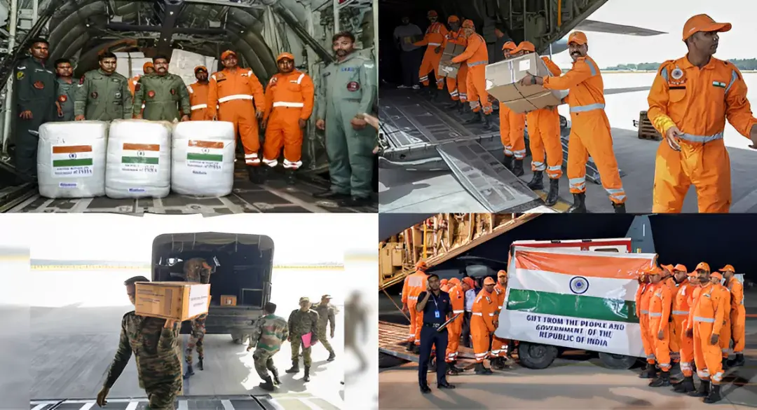 മ്യാൻമർ ഭൂകമ്പ ദുരിതാശ്വാസത്തിന് ലോക ശക്തികൾ രംഗത്ത്