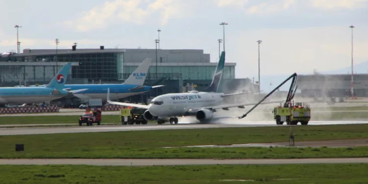 സാങ്കേതിക തകരാർ വെസ്റ്റ്‌ജെറ്റ് വിമാനം ടേക്ക്ഓഫ് റദ്ദാക്കി