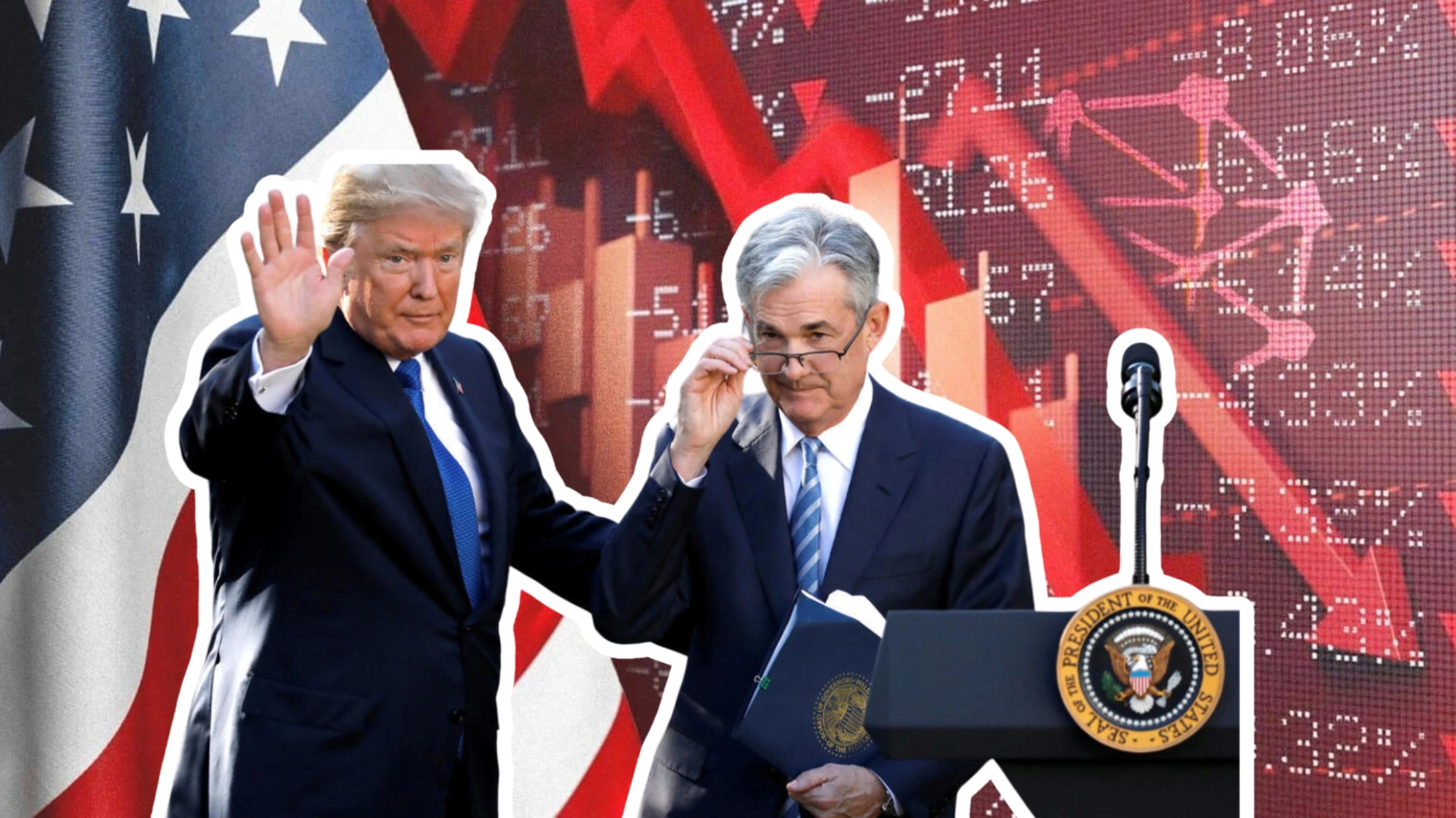 യുഎസ് ഓഹരി വിപണി പതനത്തിൽ; ഫെഡ് ചെയർമാൻ പരാജയമെന്ന് ട്രംപിന്റെ വിമർശനം