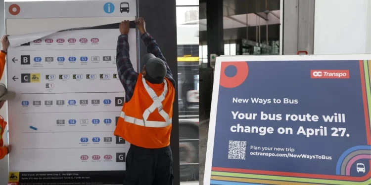 ഒട്ടാവയിലെ ബസ് യാത്ര പുതിയ മാർഗ്ഗത്തിലേക്ക്; 100+ റൂട്ടുകളിൽ മാറ്റങ്ങൾ വരുന്നു 1 ഒട്ടാവയിലെ ബസ് യാത്ര പുതിയ മാർഗ്ഗത്തിലേക്ക്; 100+ റൂട്ടുകളിൽ മാറ്റങ്ങൾ വരുന്നു