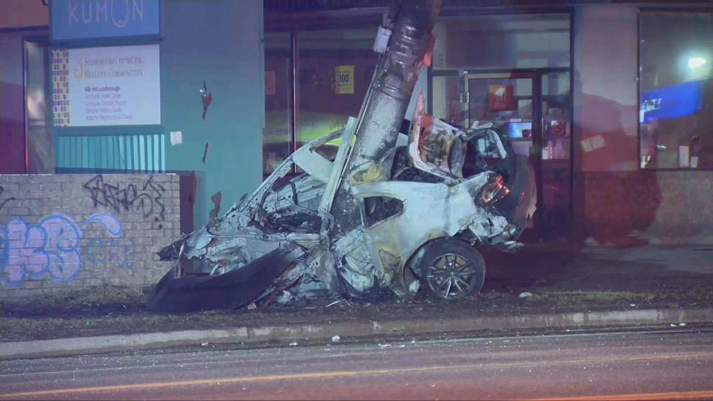 സ്കാർബറോയിൽ വാഹനാപകടം;ഡ്രൈവർ മരണപ്പെട്ടു!