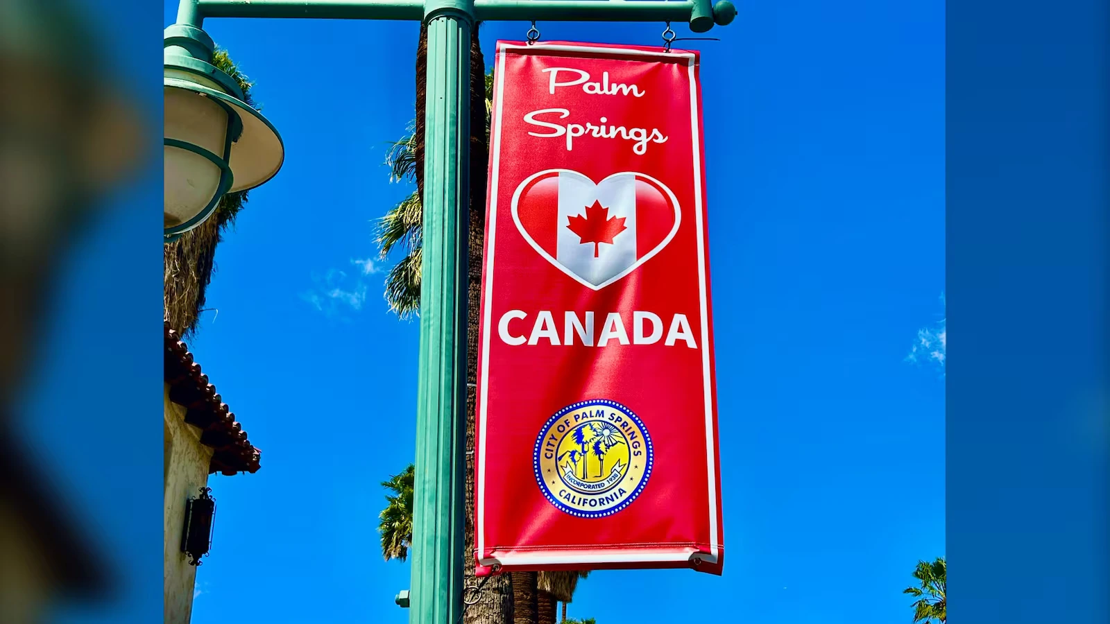 കാനഡയോട് ഐക്യദാർഢ്യം പ്രകടിപ്പിക്കുന്ന ‘പാം സ്പ്രിംഗ്സ്’