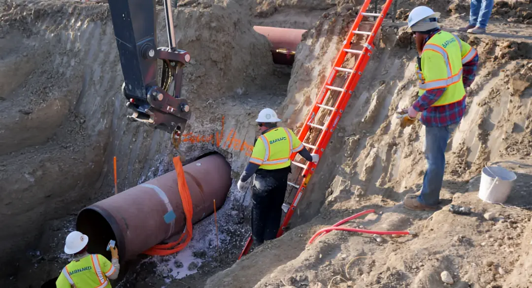 കീസ്റ്റോൺ ഓയിൽ പൈപ്പ്‌ലൈൻ ചോർച്ചയെ തുടർന്ന് തടസ്സപ്പെട്ടു