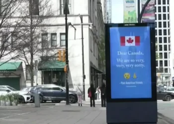 കാനഡയ്‌ക്ക് മാപ്പ് ആവശ്യപ്പെട്ട് അമേരിക്കക്കാരന്റെ പരസ്യം