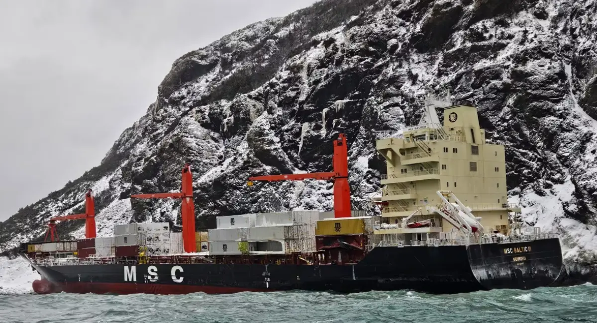 MSC ബാൾട്ടിക് III തകരാർ