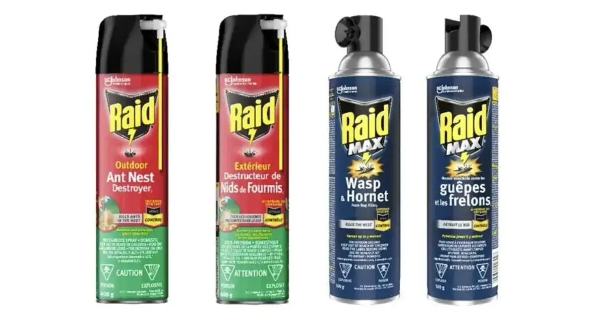 ‘Raid Bug Sprays’ പിൻവലിച്ച് ഹെൽത്ത്‌ കാനഡ!