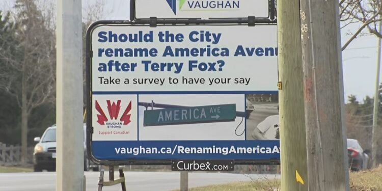 വിവാദ നാമമാറ്റം : വോഹനിൽ അമേരിക്ക അവന്യൂവിന് ടെറി ഫോക്സിന്റെ പേര് നൽകുന്നു