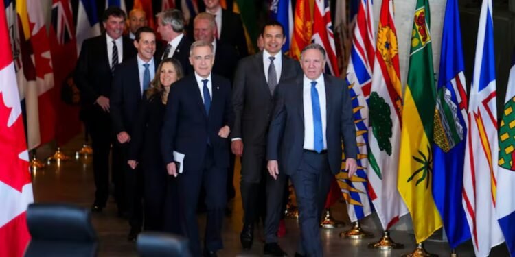 പ്രീമിയർമാരുമായി നടക്കുന്ന കൂടിക്കാഴ്ചയിൽ പ്രധാന അജണ്ട രാഷ്ട്ര നിർമ്മാണ പദ്ധതികൾ: മാർക്ക് കാർണി