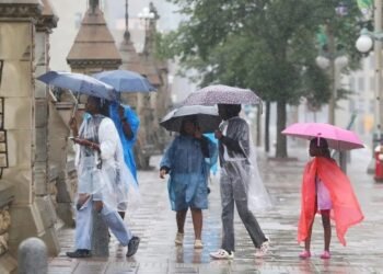 ഒട്ടാവയിൽ മഴ മുന്നറിയിപ്പ്; ജനങ്ങൾക്ക് ജാഗ്രത നിർദേശം