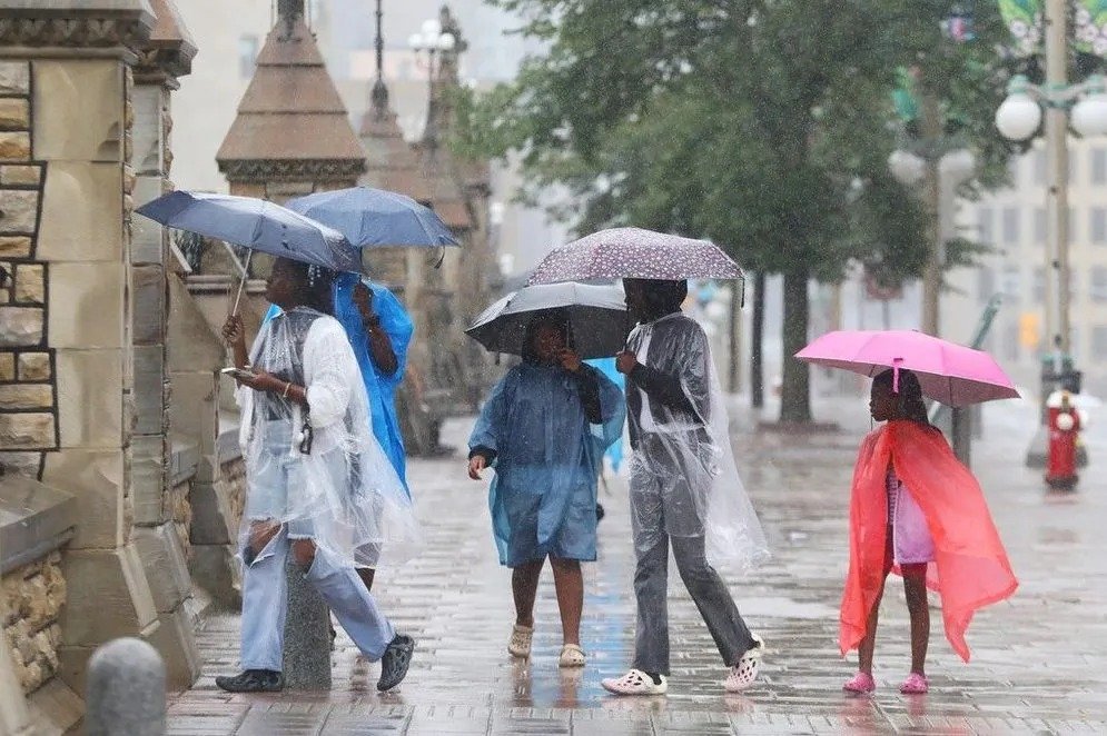 ഒട്ടാവയിൽ മഴ മുന്നറിയിപ്പ്; ജനങ്ങൾക്ക് ജാഗ്രത നിർദേശം