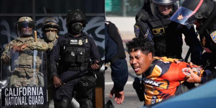 ലോസ് ആഞ്ചലസിൽ കുടിയേറ്റ വിരുദ്ധ റെയ്ഡിനെതിരെ വ്യാപക പ്രക്ഷോഭം; 400 പേരെ അറസ്റ്റ് ചെയ്തു