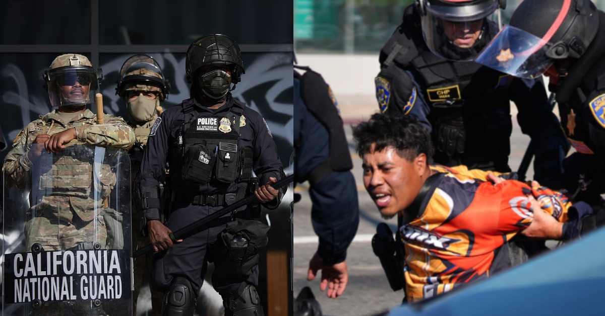 ലോസ് ആഞ്ചലസിൽ കുടിയേറ്റ വിരുദ്ധ റെയ്ഡിനെതിരെ വ്യാപക പ്രക്ഷോഭം; 400 പേരെ അറസ്റ്റ് ചെയ്തു