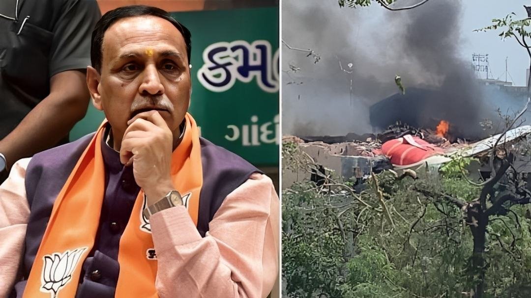 അപകടത്തിൽപെട്ട വിമാനത്തിൽ മുൻ ഗുജറാത്ത് മുഖ്യമന്ത്രി വിജയ് രൂപാണിയുമുണ്ടെന്ന് റിപ്പോർട്ടുകൾ!