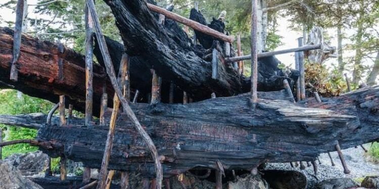 കാനഡയിൽ 128 വർഷം പഴക്കമുള്ള കപ്പൽ അവശിഷ്ടം കത്തിനശിച്ചു; ദുരൂഹത നീക്കാൻ അന്വേഷണം