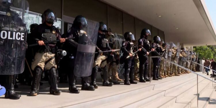 അമേരിക്കയിൽ ട്രംപിന്റെ നടപടികൾക്കെതിരെ പ്രക്ഷോഭം തുടരുന്നു; കൂടുതൽ സുരക്ഷാ സേനയെ വിന്യസിക്കും