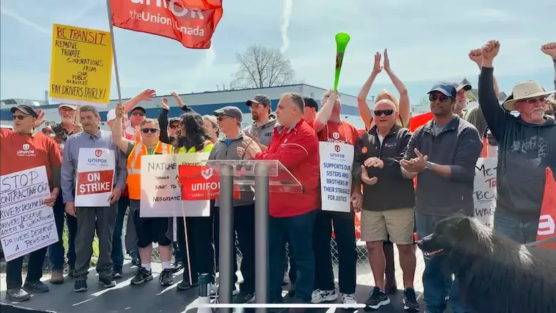 Cowichan Valley ട്രാൻസിറ്റ് സമരം; ബി.സി. ചരിത്രത്തിലെ ഏറ്റവും നീണ്ട സമരങ്ങളിൽ ഒന്നായി