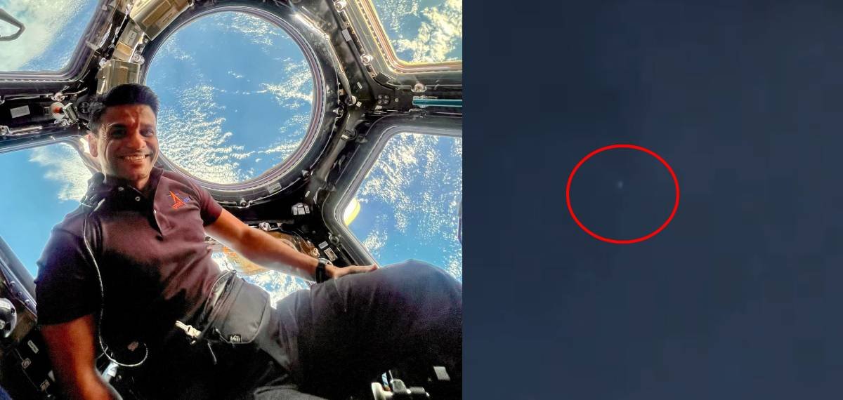 ഹലോ ശുഭാൻഷു! അന്താരാഷ്ട്ര ബഹിരാകാശ നിലയം ഡൽഹിയുടെ ആകാശത്ത്; ഐ ഫോണിൽ ദൃശ്യങ്ങൾ പതിഞ്ഞു