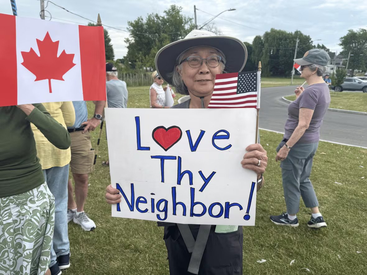 വ്യാപാര യുദ്ധത്തിനിടയിലും കാനഡയോട് ഐക്യദാർഢ്യം പ്രഖ്യാപിച്ച് യു.എസ്. അതിർത്തി നിവാസികൾ