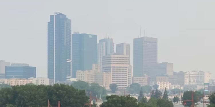 ശ്വാസം മുട്ടി മാനിറ്റോബ: വായു ഗുണനിലവാരം അതീവ ഗുരുതരാവസ്ഥയിൽ! 1 ശ്വാസം മുട്ടി മാനിറ്റോബ: വായു ഗുണനിലവാരം അതീവ ഗുരുതരാവസ്ഥയിൽ!