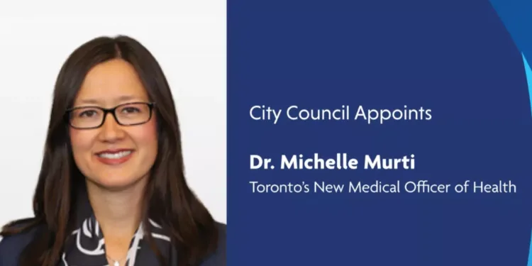 പുതിയ നേതൃത്വം, പുതിയ പ്രതീക്ഷ: ടൊറോന്റോയുടെ ആരോഗ്യ മേധാവിത്വം ഇനി ഡോ. മിഷേൽ മൂർത്തിക്ക്