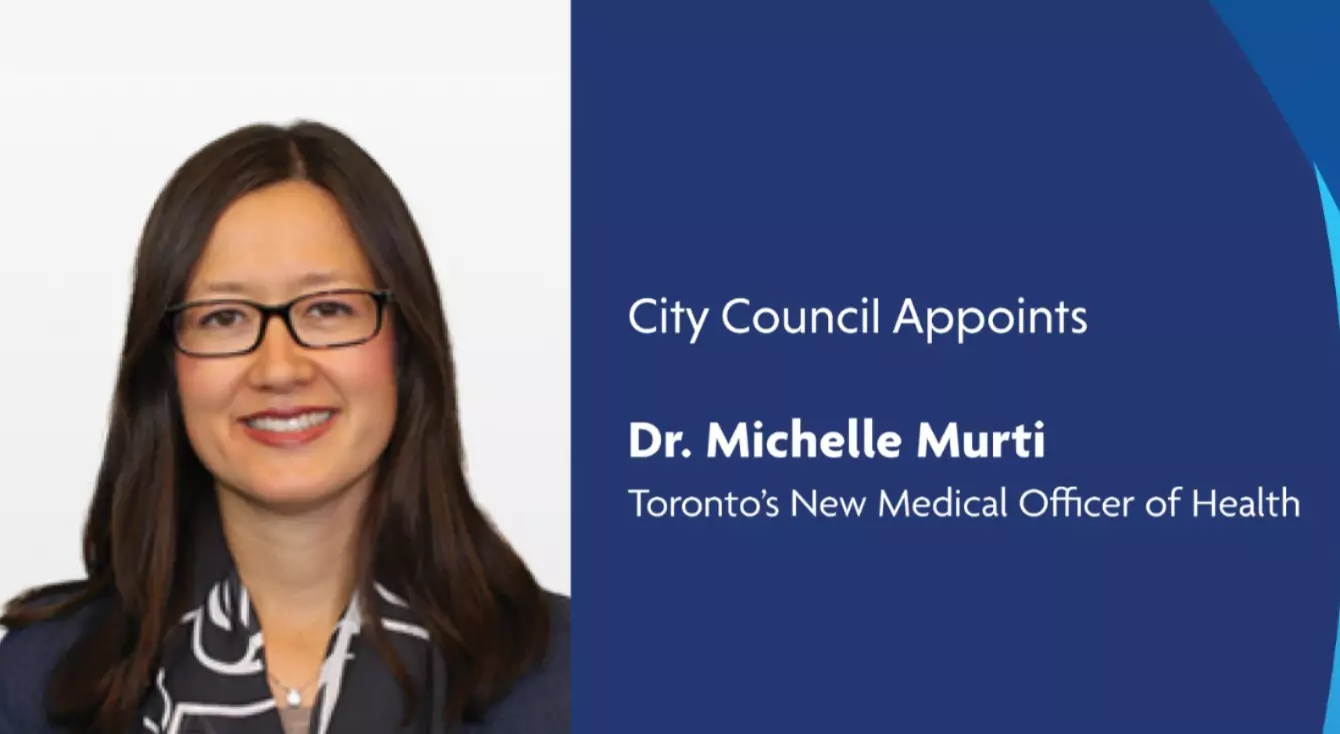 പുതിയ നേതൃത്വം, പുതിയ പ്രതീക്ഷ: ടൊറോന്റോയുടെ ആരോഗ്യ മേധാവിത്വം ഇനി ഡോ. മിഷേൽ മൂർത്തിക്ക്