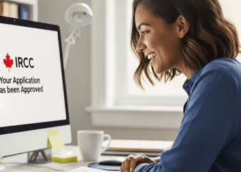 lady infront of computer