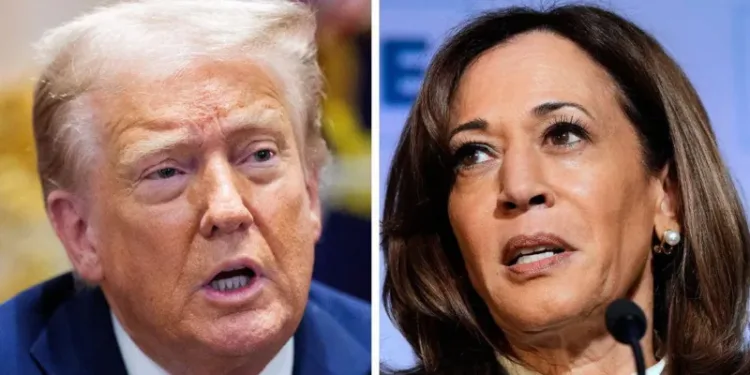 ഡൊണാൾഡ് ട്രംപ്, കമല ഹാരിസ്