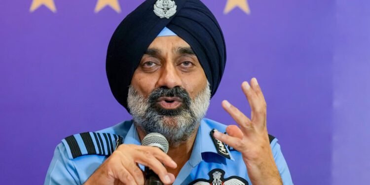 Chief of air staff A.P. Singh