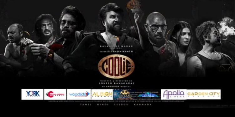 തലൈവർ തരംഗം കാനഡയിൽ: രജനികാന്തിന്റെ 'കൂലി' റിലീസ് തിയതിയും തിയേറ്റർ ലിസ്റ്റും പുറത്ത് 1 തലൈവർ തരംഗം കാനഡയിൽ: രജനികാന്തിന്റെ ‘കൂലി’ റിലീസ് തിയതിയും തിയേറ്റർ ലിസ്റ്റും പുറത്ത്