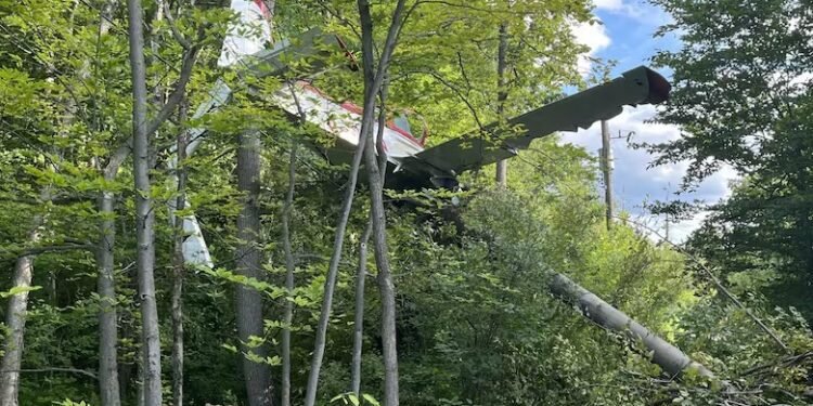 ഒട്ടാവ വിമാനത്താവളത്തിന് സമീപം വിമാനം തകർന്ന് വീണു; മൂന്നുപേർ അത്ഭുതകരമായി രക്ഷപ്പെട്ടു