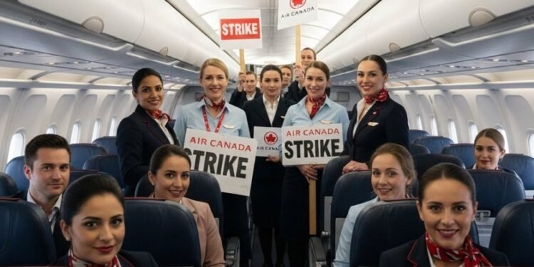 വിമാനയാത്രകൾക്ക് ആശങ്ക; പണിമുടക്ക് നോട്ടീസ് നൽകാനൊരുങ്ങി എയർ കാനഡ ജീവനക്കാർ