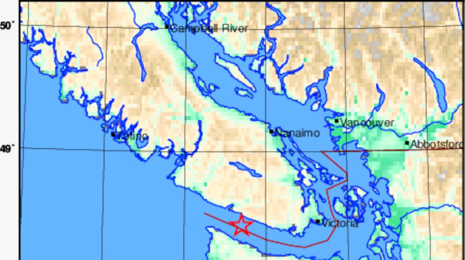 വാൻകൂവർ ദ്വീപിനെ ആശങ്കയിലാക്കി നേരിയ ഭൂകമ്പം; നാശനഷ്ടങ്ങളോ ആളപായമോ ഇല്ല
