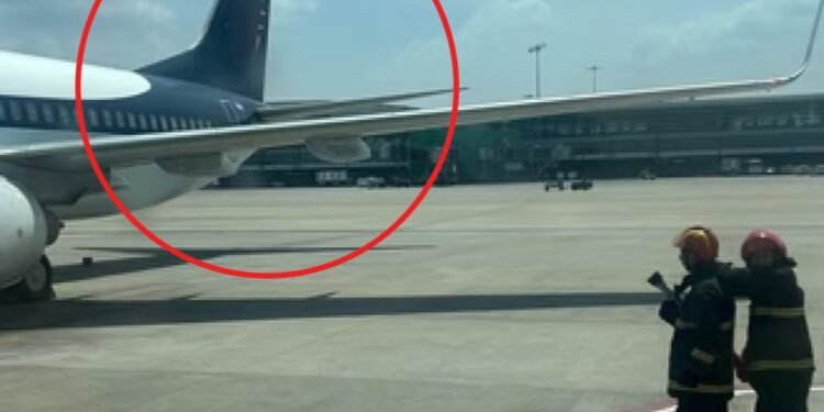 SpiceJet Q400 plane's wheel falls off on runway during take-off;