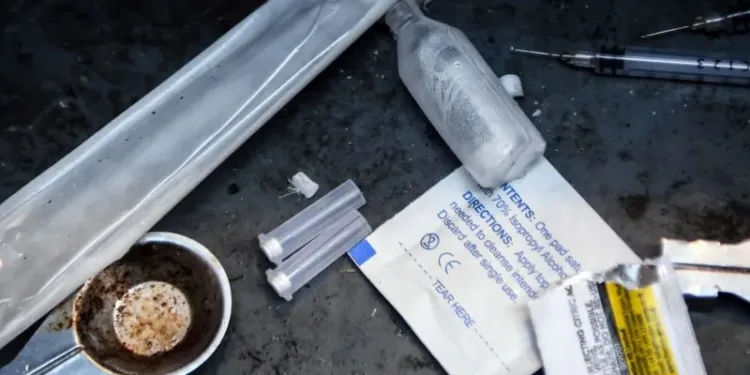 The number of drug deaths fell last year