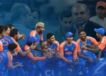 മാറ്റമില്ലാത്ത നിലപാട്!; ചാമ്പ്യന്മാരായിട്ടും ട്രോഫിയിൽ തൊടാതെ ടീം ഇന്ത്യയുടെ മാസ്സ് വിജയാഘോഷം