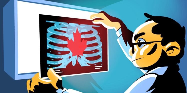 The health insurance system in Canada differs from province to province.