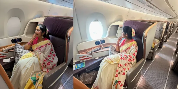 മുല്ലപ്പൂവ് കൈവശം വെച്ച് വിമാനയാത്ര: ഓസ്ട്രേലിയയിൽ നടി നവ്യാ നായർക്ക് ഒന്നേകാൽ ലക്ഷം രൂപ പിഴ 1 navya nair