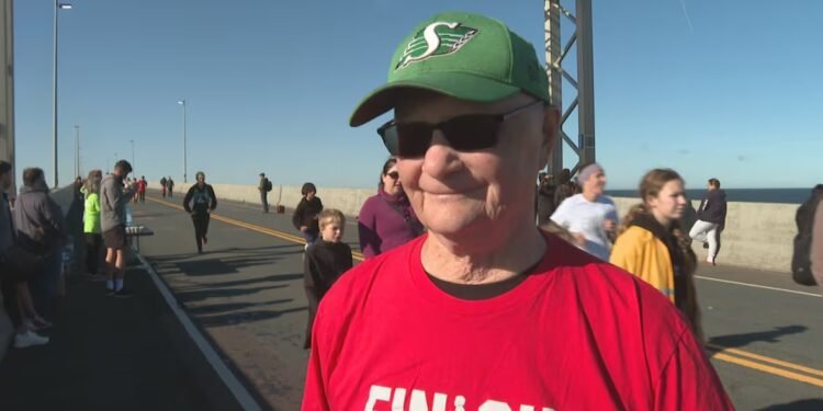 45-ാമത് ടെറി ഫോക്സ് റണ്ണിന് PEI-യിൽ തുടക്കം; പങ്കെടുത്തത് അർബുദത്തെ അതിജീവിച്ച വെർൺ ഹോഡ്‌ജിൻസ്