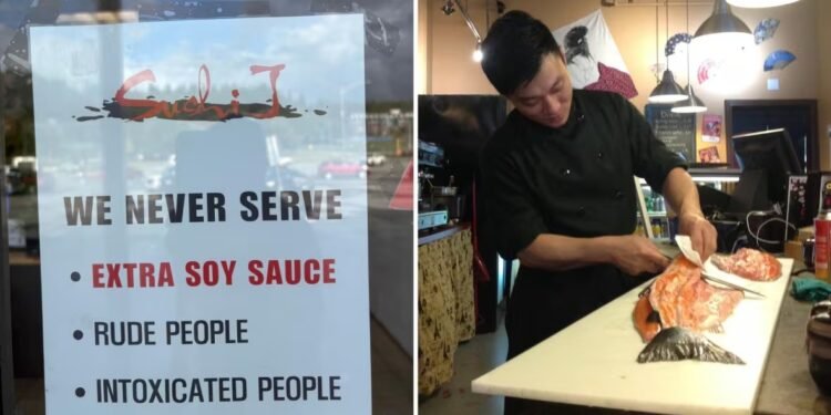 "കൂടുതൽ സോയ സോസ് ചോദിച്ചാൽ എനിക്ക് ദേഷ്യം വരും"; കനേഡിയൻ ഷെഫിൻ്റെ പോസ്റ്റ് വൈറൽ; ഹോട്ടലിൽ തിരക്ക് 1 “കൂടുതൽ സോയ സോസ് ചോദിച്ചാൽ എനിക്ക് ദേഷ്യം വരും”; കനേഡിയൻ ഷെഫിൻ്റെ പോസ്റ്റ് വൈറൽ; ഹോട്ടലിൽ തിരക്ക്