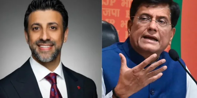 Piyush Goyal and Maninder Sidhu