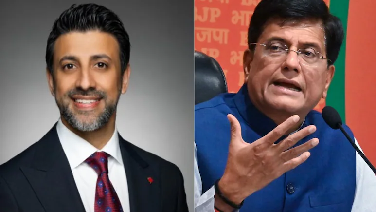 Piyush Goyal and Maninder Sidhu